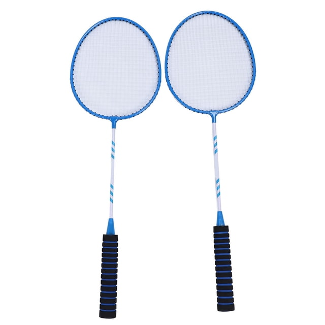 Badminton Racket Set,Iron Alloy Badminton Set with 3 Shuttlecocks Carrying Bag for Outdoor Backyard Games