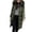 Army Green, variant on IROINID Women's Winter Warm Mid-Long Coat Solid Color Anorak Jacket Long Sleeve Outwear, Army Green