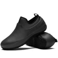 thumbnail image 2 of Mens Non Slip Food Service Chef Shoes EVA Waterproof Slip-On Garden Work Walking Shoes for Kitchen Restaurant, 2 of 5