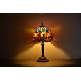 thumbnail image 4 of Tiffany Style Desk Lamp Bedside Table Lamp Bedroom Stained-Glass 14.5'' Height Multi-Color, 4 of 4