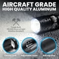 thumbnail image 3 of Bell + Howell Taclight Tactical Black Flashlight 3-Pack – Ultra Bright LED, 5 Modes, Zoomable, Waterproof, Durable Aluminum, 3 of 8