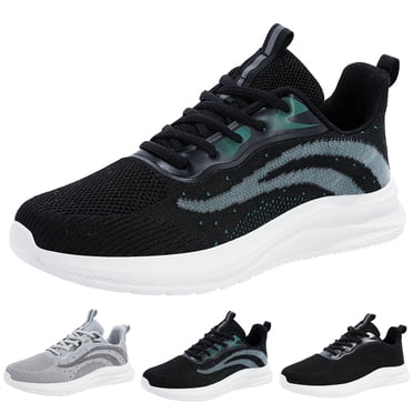 LEEy-world Espadrilles pour Hommes Chaussures de Course Athlétiques Légères pour Hommes Respirantes Sport Air Entraînement Physique Gym Jogging Espadrilles, Blanc