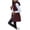 Wine, variant on Pisexur Long Puffer Vest Women Sleeveless Quilted Jacket with Pockets Fall Fashion Zip Up Hooded Vest Outerwear Winter Warm Vest for Women S-2XL Black