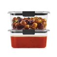 thumbnail image 4 of Rubbermaid Brilliance Food Storage Container, Medium Deep, 4.7 Cup, Clear, 2-Pack, 4 of 4