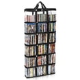 thumbnail image 2 of Made Easy Kit DVD Storage Case - Clear PVC Organizer With Triple-Stitched Handles, Dividers - Stackable, Space-Saving, Fits 40 DVDs - Containers For Movie Discs, Video Games, VHS Tapes, 2 of 4