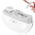 thumbnail image 1 of WJCA 2025 Upgraded Electric Nail Trimmer, 2-Speed Automatic Filer with LED Light & Storage Case, USB Rechargeable for All Ages, White., 1 of 6
