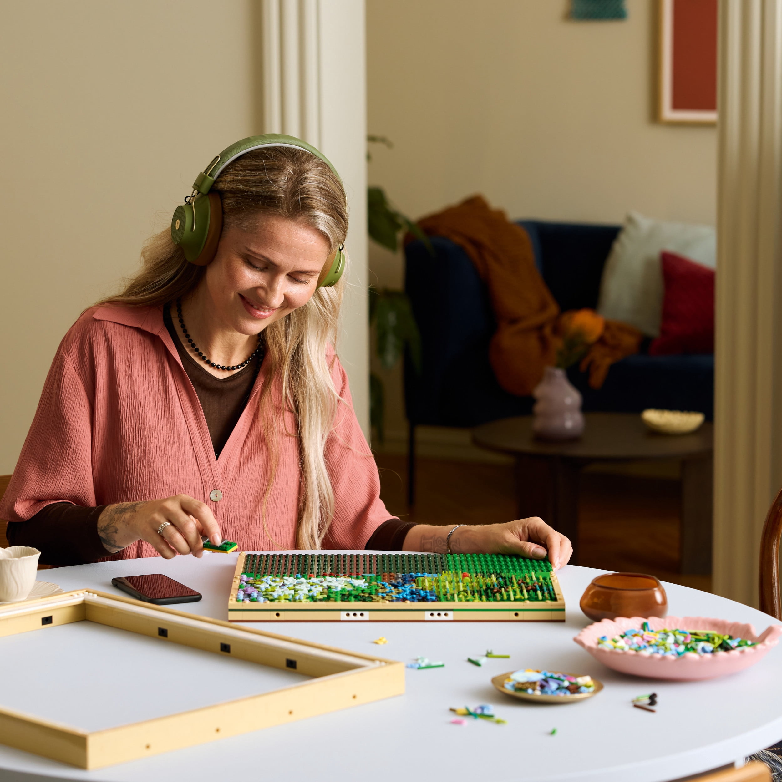 LEGO Art Claude Monet – Le Bassin aux Nymphéas, Harmonie Verte 31220