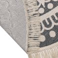 thumbnail image 5 of 6'6" Round Hamden Grey Patio Rug with Fringe, 5 of 5