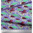 thumbnail image 3 of Soimoi Poly Georgette Fabric Fish Cartoon Print Sewing Fabric Yard 52 Inch Wide, 3 of 3