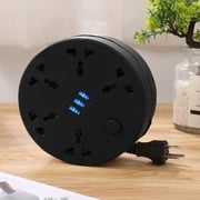 Cameland Travel Power Strip,6.56Ft Extension Cord with 3 Usb Ports and 5-Outlet,Ultra-Compact Wide Spaced Multi Outlets Plugs Sockets,Room,For Room,Work