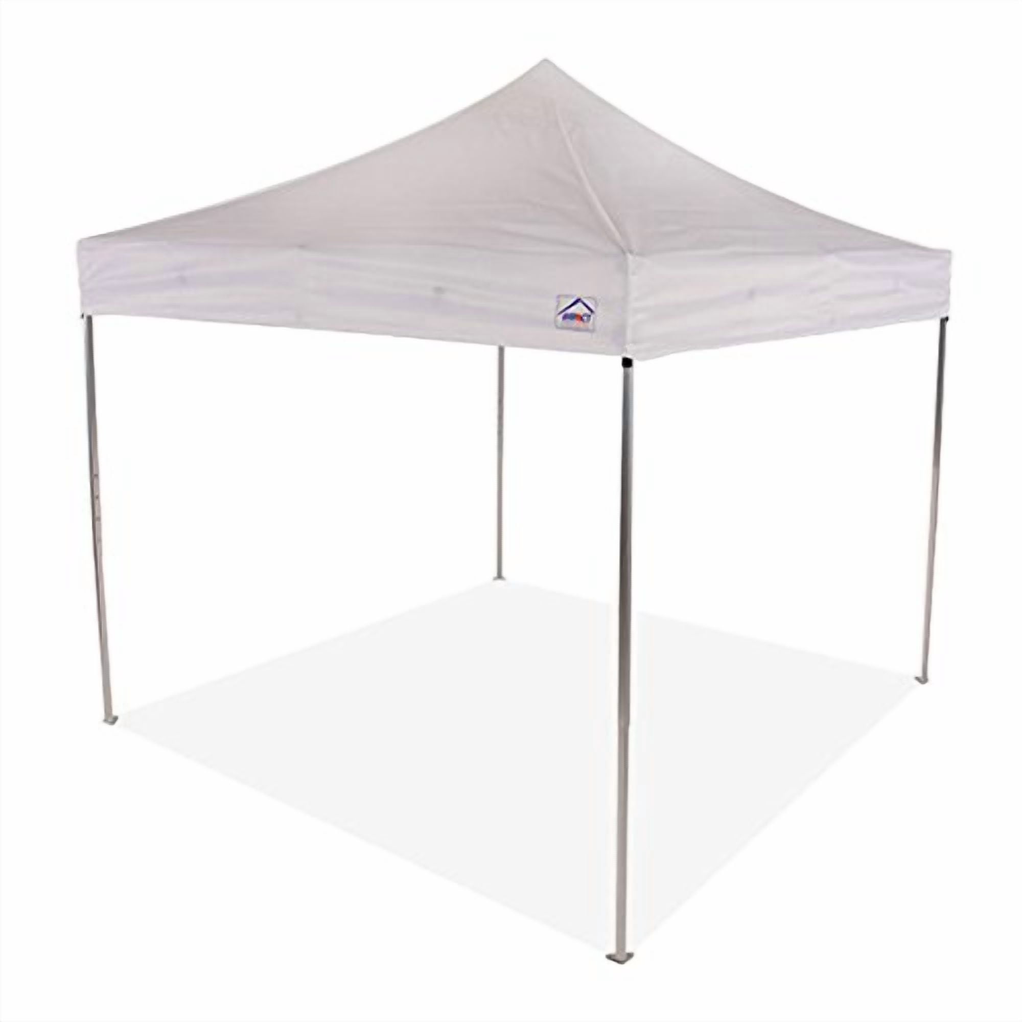Impact Canopy 10' x 10' Canopy Tent, UV Coated, Pop Up Tent Includes Roller Bag, White