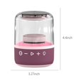 thumbnail image 3 of Birdeem Transparent Colorful Light Effect Luminous Bluetooth Speaker Wireless Glazed Computer Audio Desktop Ornaments Ambient Light Audio, 3 of 12