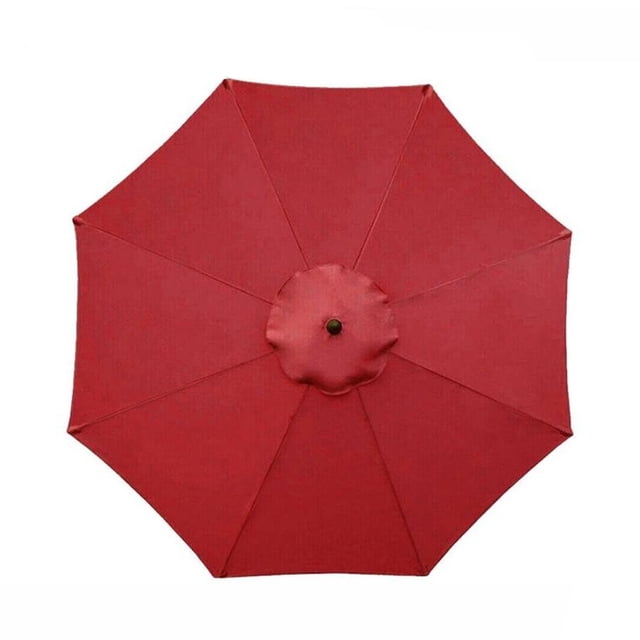 LEFU pour Toile de Remplacement pour Parasol, Toile 210 g en Polyester Enduit PU, Résistant à l'Eau, Protection Solaire UV50 pour Parasol de Jardin/patio 3 m à 8 Bras, Housse Rouge