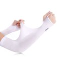thumbnail image 1 of 1 Pair Arm Sleeves UV Protection High Elasticity Nylon Sweat Absorbing Cooling Cycling Arm Sleeves for Exercise, 1 of 7
