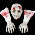 thumbnail image 4 of Redempat Halloween Skull Party Props Unisex Decorations For Frightening Night Party Bloodstain Old Man 1Set, 4 of 6