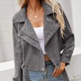 thumbnail image 4 of CEHVOM Veste Décontractée à Manches Longues pour Femmes avec Fermeture Éclair en Solde, 4 of 7