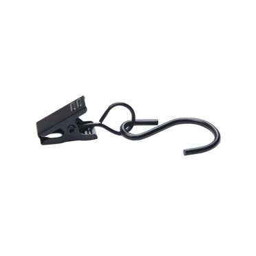 Xingzhi 30pcs Sturdy Lamp Clips For Securely Attaching Anywhere Durable Materials black 2 S-hook+clip