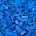 thumbnail image 1 of 125/250g Building Blocks Bulk Set City Classic Bricks Colorful Assembly DIY Creative Toy Educational Interactive Toy for Kids,dark blue,250g, 1 of 7