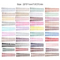 thumbnail image 4 of VONKY Nail Art Delicate Removable Artificial Tips Extension Fingernails Fashion Wraps Manicure Tools Decoration for Girls Type 4, 4 of 6