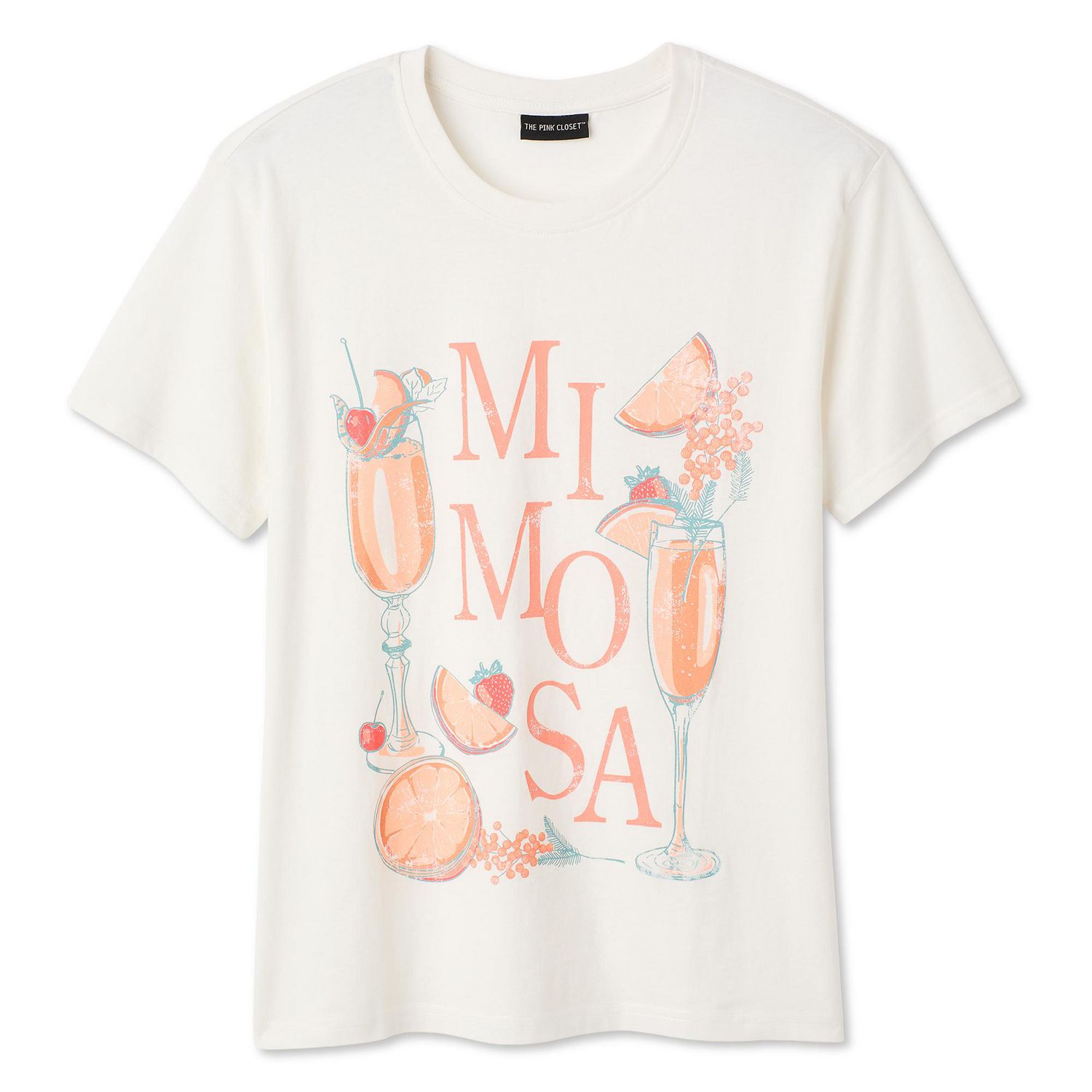 T-shirt à imprimé graphique The Pink Closet pour femmes