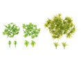 thumbnail image 1 of KLKCMS 100 Pcs Modèle de Paysage Herbe Mini Paysage Herbe Train Herbe Chemin de Fer Vert, 1 of 9