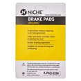 thumbnail image 2 of Niche Rear Brake Pad Set for Kawasaki Ninja ZX12R Organic Motorcycle 519-KPA2556D, 2 of 5