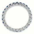 thumbnail image 2 of Bague en Argent Sterling Stackable Expressions Saphir Créé Taille 9, 2 of 3