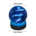 thumbnail image 2 of 3d Glowing Crystal Ball Night Light Ornament Creative Coloful Night Scene Lamp With Base For Home Decor Gift, 2 of 9