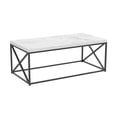 thumbnail image 3 of Safdie & Co. Table De Salon 44L Marbre Métal Noir, 3 of 5