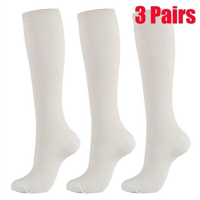 EIGTHTAIL (5 Paires) Bas de Compression 20-30 mmHg Soutien Gradué Hommes Femmes P-TTG