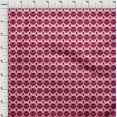 thumbnail image 2 of oneOone Cotton Silk Fabric Waves Flame Stitch Decor Fabric Printed BTY 42 Inch Wide, 2 of 3