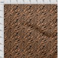 thumbnail image 4 of oneOone Polyester Spandex Rust Brown Fabric Animal Skin Sewing Craft Projects Fabric Prints By Yard 56 Inch Wide, 4 of 4