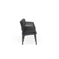 thumbnail image 4 of Lenox Steel Reception Waiting 4 Seats Chair / Charcoal Steel / Dark Gray, 4 of 5