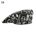 thumbnail image 1 of Chef Hat Unisex Beret Geometric Pattern Duck Mouth Style Men Women Pure Color Short Brim Chef Hat for Baker, 1 of 6