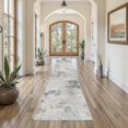 thumbnail image 1 of x Area Rug Living Room Rugs Washable Neutral Modern Abstract Soft Thin Large Rug Indoor Floor No Slip Rug Carpet for Bedroom Under Dining Table Home Office Decor Grey, 1 of 9