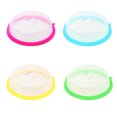 thumbnail image 2 of Stackable Refrigerator Plate Cover Fresh-keeping Bowl Covers Splash-proof Oil Kitchen Gadgets Container Lid Microwave Oven Caps Gadgets Container green, 2 of 6
