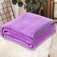 thumbnail image 3 of Super Soft Blanket Super Soft Warm Solid Warm Fleece Blanket Throw Rug Sofa Bedding 70X100Cm, 3 of 3