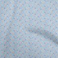 thumbnail image 1 of oneOone Velvet Light Blue Fabric Animal Sewing Material Print Fabric By The Yard 58 Inch Wide, 1 of 4