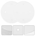 thumbnail image 2 of 50pcs White Ceiling Blank-up Cover Flat Round Blank Plate Octagon Box Electrical Box Cover Plates In Ceilings Or Walls For Oversize Box Openings Or Drywall, 2 of 9
