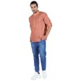 thumbnail image 2 of Atasi Chemise Henley Indienne pour Homme à Manches Longues, Décontractée, Col Mandarin, Courte Kurta, 2 of 7