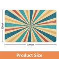 thumbnail image 2 of Half Circle Boho Bathroom Rug - Non-Slip and Cute, Ideal for Bohemian Bedroom, Home Decor, Small Carpet, Shower Rug, Washable, Retro Sun Design, 20x32 inch, 2 of 5