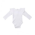 thumbnail image 1 of EYIIYE Barboteuse à Manches Longues pour Bébé Garçon Fille en Coton, Justaucorps à Volants, 1 of 6
