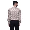 thumbnail image 4 of BESTMAN PrintedShirtsFor Men Long Sleeve Button DownCasual Cotton Dress Shirt, 4 of 5