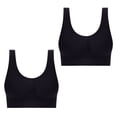 thumbnail image 1 of AherBiu 2pc Plus Size Sports Bras for Women Large Bust High Support Padded Bralettes Seamless Workout Underwear, 1 of 7