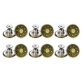 thumbnail image 1 of 12pcs 17mm Snap Jeans Buttons for DIY Jean Waist Extender Copper Little Star, 1 of 6