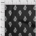 thumbnail image 1 of oneOone Cotton Poplin Fabric Leaves & Floral Block Printed Craft Fabric BTY 56 Inch Wide, 1 of 4
