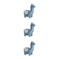 thumbnail image 3 of Wweixi 1/2/3 Animal Shape Pots Durable Materials For In Garden For Small Spaces Eco-friendly Alpaca blue 3PCS, 3 of 6
