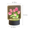 thumbnail image 3 of Cameland Acrylic Transparent Notepad Erasable Ins Wind Message Board Holiday Lights Gift Children Girlfriend Decorative Night Light, 3 of 7