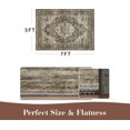 thumbnail image 2 of -Area Rug X Rugs for Living Room- Machine Washable Rug-Soft Living Room Rug-Vintage Non Slip Carpet-Rugs for Bedrooms Dining Room Living Room Office, 2 of 7