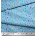 thumbnail image 2 of Soimoi polyester Crepe Fabric Stripe & Paisley Print Fabric by Yard 42 Inch Wide, 2 of 3